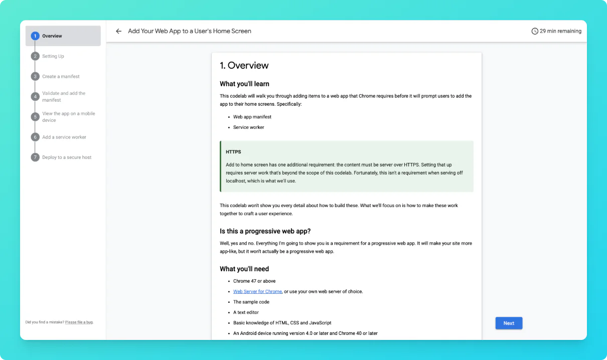 Top global fashion company documentation project - Building hands-on codelabs for internal developer enablement